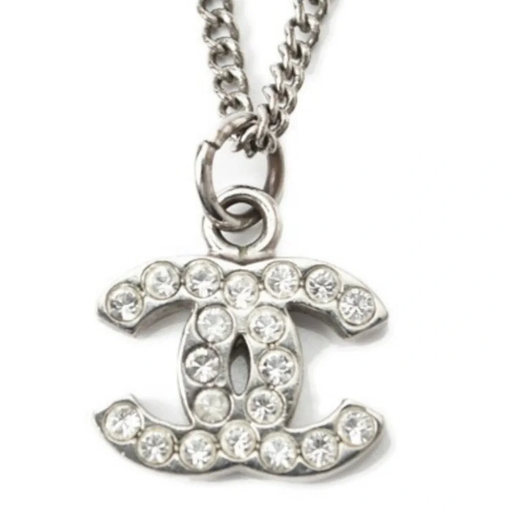 Chanel Crystal Timeless CC Necklace